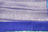 BLUE AND NAVY MUGA CONTRAST DYE BANARASI SAREE