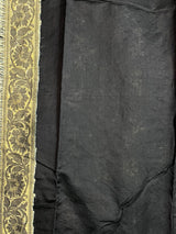 Black Chiniya Silk Banarasi Saree