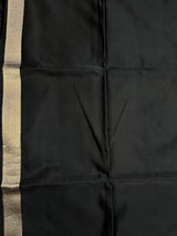Banarasi Black Tanchoi Kataan Silk Saree
