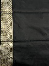 Banarasi Black Kataan Silk Saree