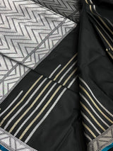Banarasi Black Kataan Silk Saree