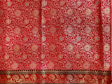Light Blue Semi Silk Banarasi Saree