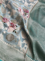 Premium Digital Print Khaddi Georgette Silk Saree