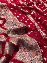 Premium Khaddi Georgette Silk Saree