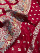 Premium Khaddi Georgette Silk Saree