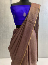 Wine Pure munga banarasi saree