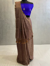 Wine Pure munga banarasi saree