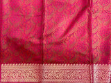 Purple Semi Silk Banarasi Saree