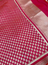 Red Semi Silk Banarasi Dupatta