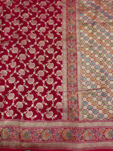 Handwoven Munga Silk Banarasi Saree