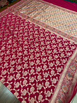 Handwoven Munga Silk Banarasi Saree