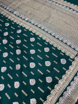 Handwoven Munga Silk Banarasi Saree