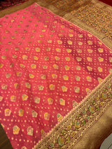 Khaddi Georgett Banarasi Saree