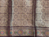 Purple Cotton Silk Banarasi Saree