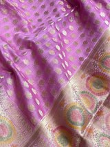 Pink Cotton Silk Banarasi Saree