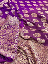 Dual Shade Pure Khaddi Georgette Silk Dupatta