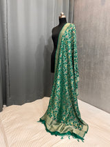 Rama Green Pure Munga Silk Dupatta