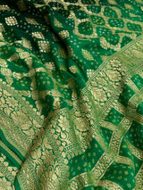 Premium Bandhej Georgette Silk Saree