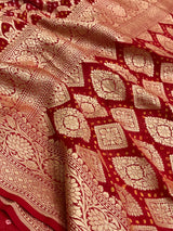 Premium Bandhej Georgette Silk Saree