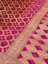 Premium Bandhej Georgette Silk Saree