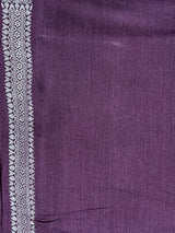 Plum Color Munga Silk Saree