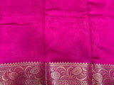 Red Chiniya Silk Banarasi Saree