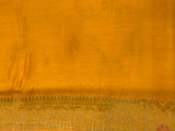 Mustard Chiniya Silk Banarasi Saree