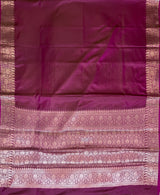 Pink Semi Silk Banarasi Saree