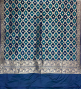 Rama Green Semi Silk Banarasi Dupatta