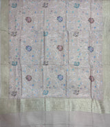 Beige Pure Munga Silk Dupatta