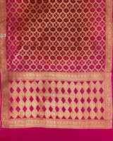 Premium Bandhej Georgette Silk Saree
