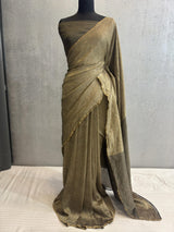 Pure Banarasi Tissue Silk Metallic Color Saree