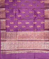 Pink Cotton Silk Banarasi Saree