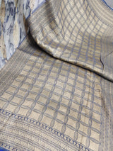 Khaddi Georgett Banarasi Saree