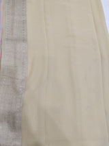Khaddi Georgett Banarasi Saree