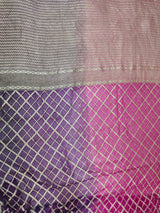 Khaddi Georgett Banarasi Saree