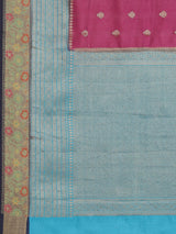 Wine color chinia silk saree