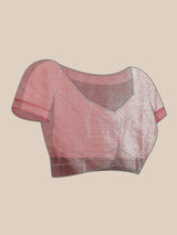 Green colored semi silk saree