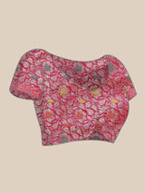 Purple colored semi cotton saree