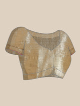 Brown semi silk saree