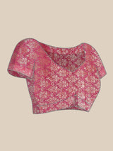 Purple colored semi cotton saree