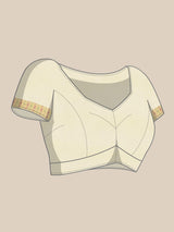 Yellow color cotton silk saree