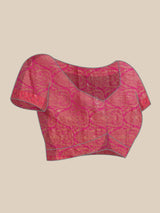 Blue colored semi cotton saree