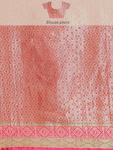 Bottle green colored semi cotton saree