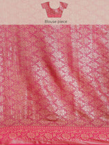 Black colored semi cotton  saree