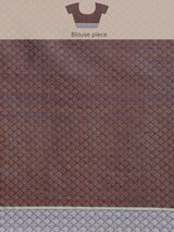 Light Pink Semi Organza Silk Blend Banarasi Saree