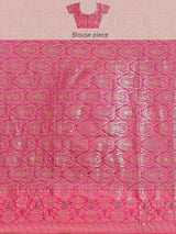 Bottle green colored semi cotton saree