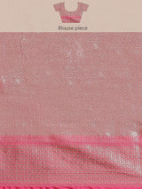 Black colored semi silk saree