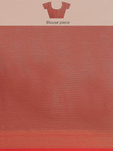 Blue Banarasi Cotton Silk Kota Check Saree