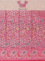 Blue colored semi cotton saree